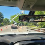 Lane Closure for Bucket Truck